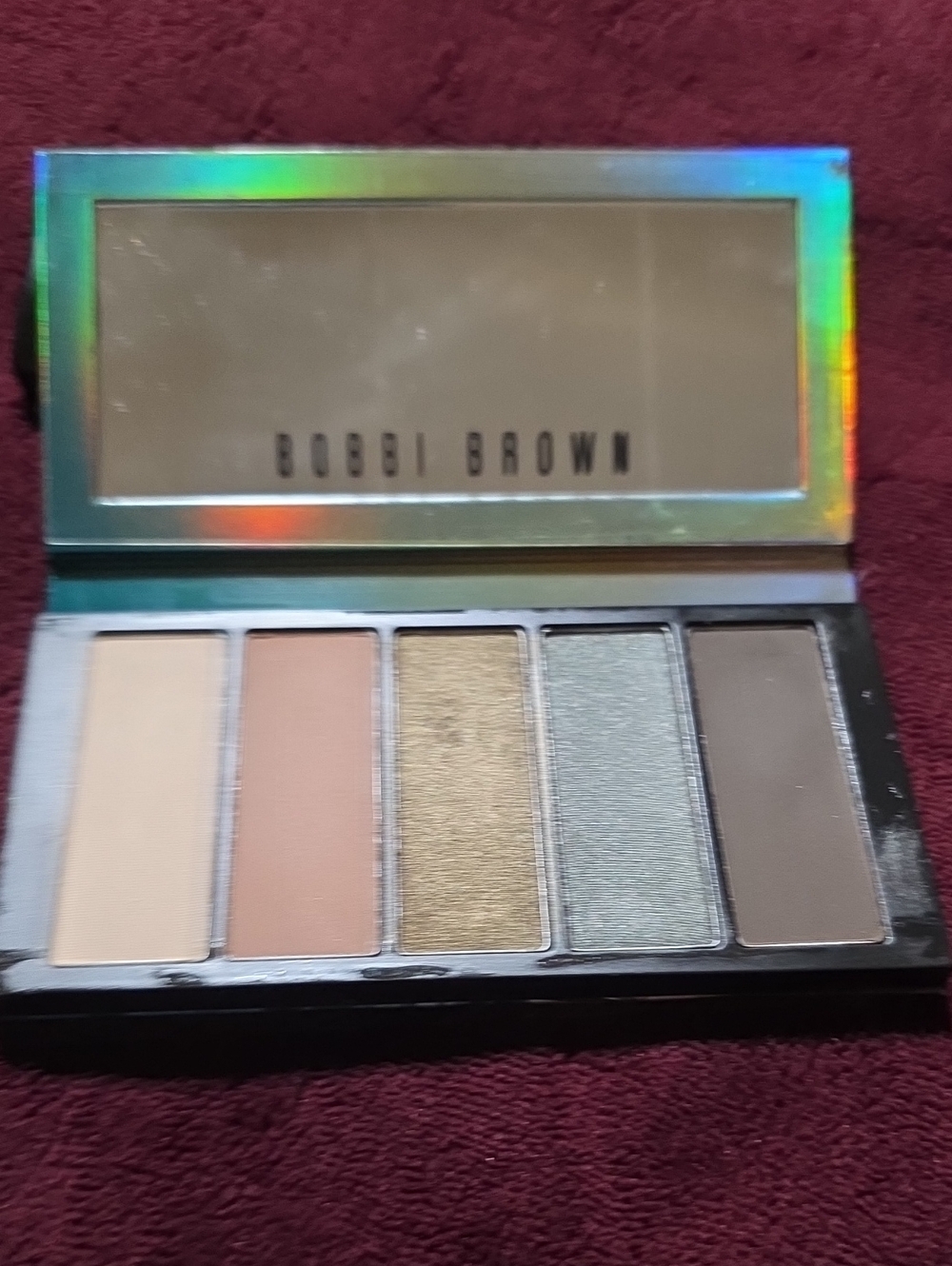 Bobbi Brown Eyeshadow Palette — Nude, Taupe, Gold, Silver, Brown Shades